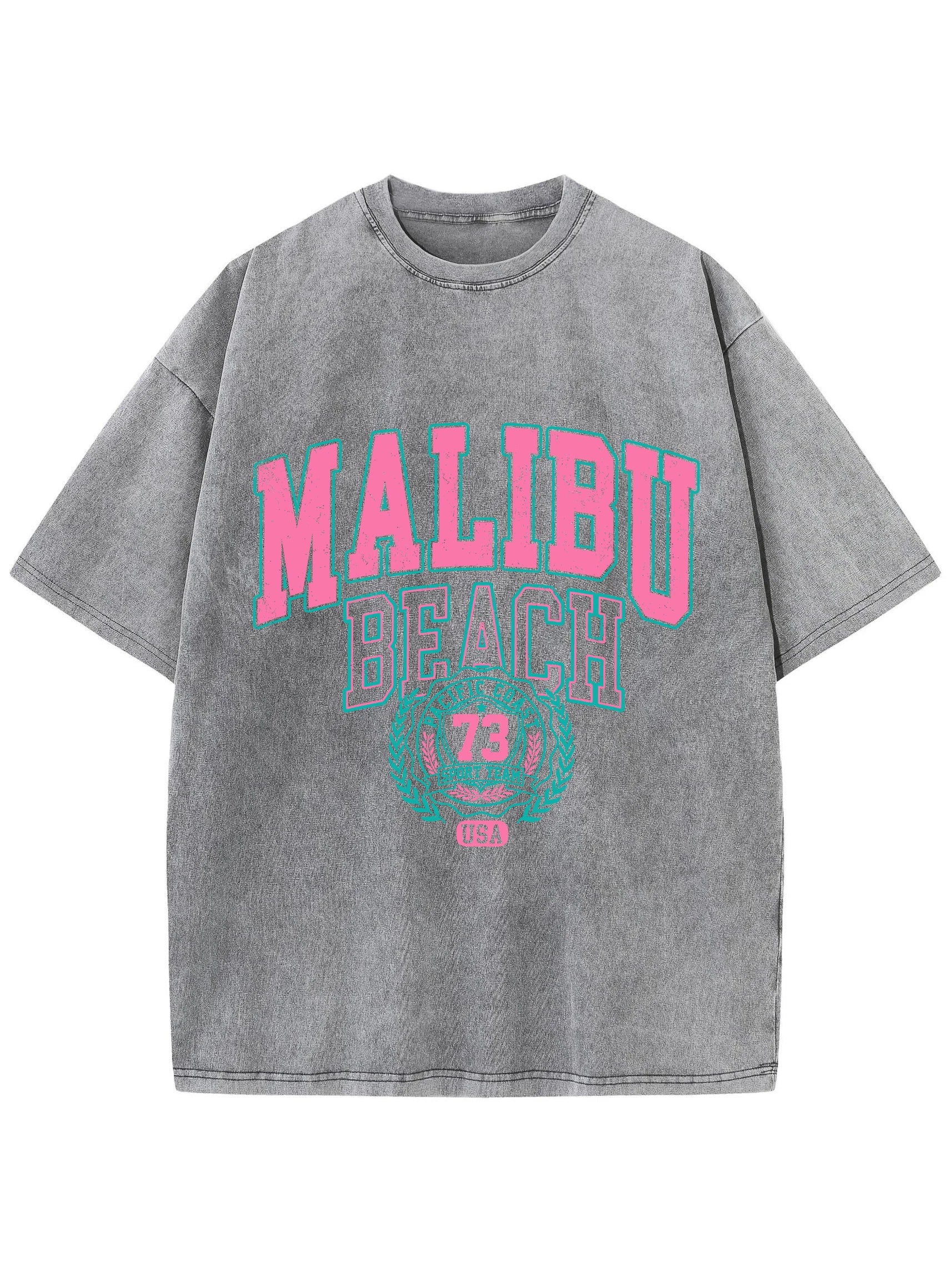 Malibu Washed Cotton T-Shirt – Oversized & Casual - Inarah's Fashion
