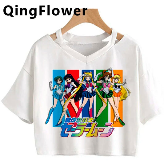 Kawaii Anime Harajuku T-Shirt – Fun & Cute Fashion - Inarah's Fashion