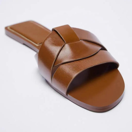 Women’s Elegant Flat Sandals – 2025 Fashion - Inarah Trade Ltd