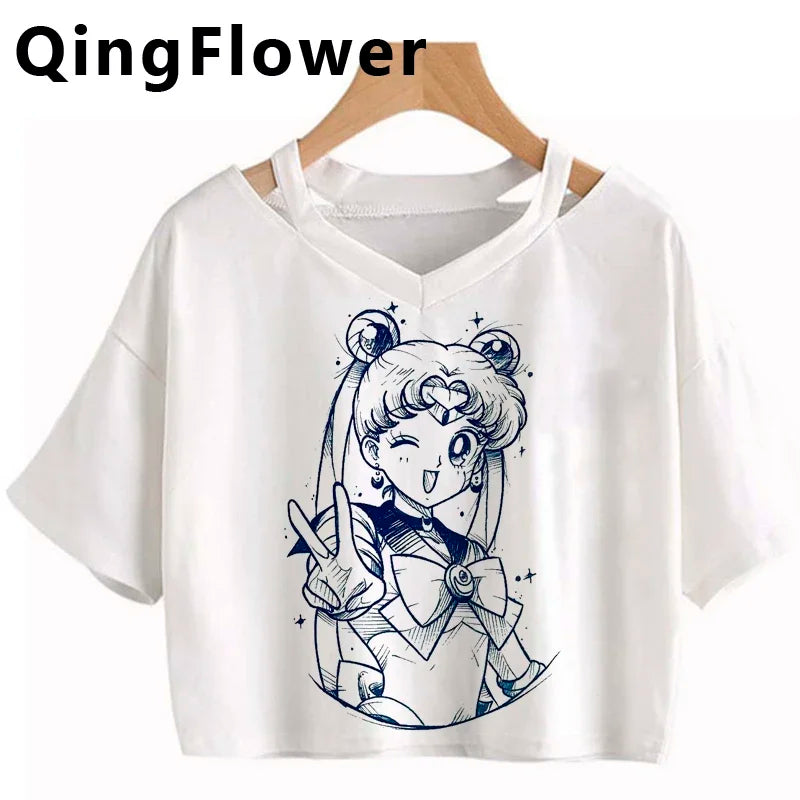 Kawaii Anime Harajuku T-Shirt – Fun & Cute Fashion - Inarah's Fashion