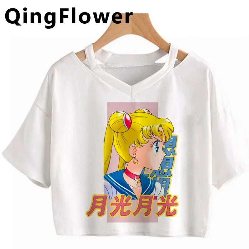Kawaii Anime Harajuku T-Shirt – Fun & Cute Fashion - Inarah's Fashion