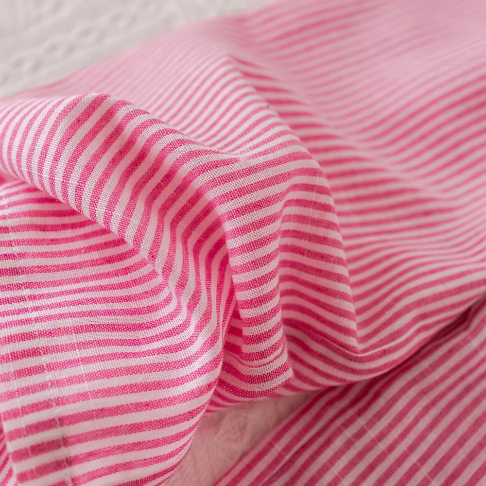 Humor Bear Girls' Summer Set – Pink Striped Bow Vest & Pants (2-Piece) - Inarah Trade Ltd