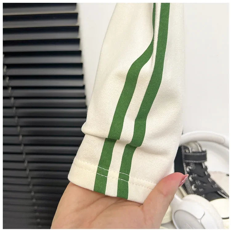 2025 Kids Striped Summer Set – Short Sleeve Top & Shorts (2-Piece) - Inarah Trade Ltd