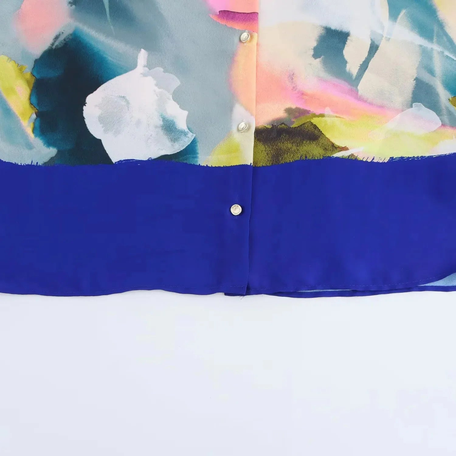 Women’s Floral Print Shirt – Elegant Long Sleeve Button-Up Blouse - Inarah Trade Ltd