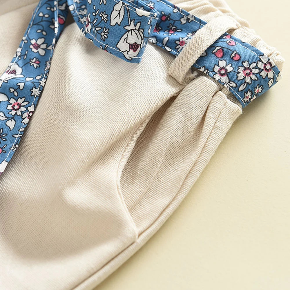 Melario Baby Girl Summer Outfit – Floral Blouse & Pants Set (2–6Y) - Inarah Trade Ltd