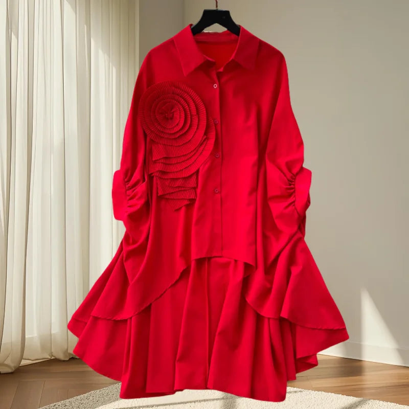 2025 European Loose Blouse – Women’s Batwing Sleeve Top - Inarah Trade Ltd