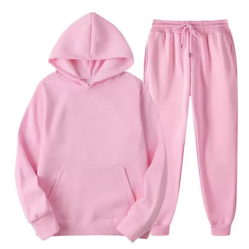 Hooded Tracksuit Set – Sweatshirt & Joggers - Inarah Trade Ltd