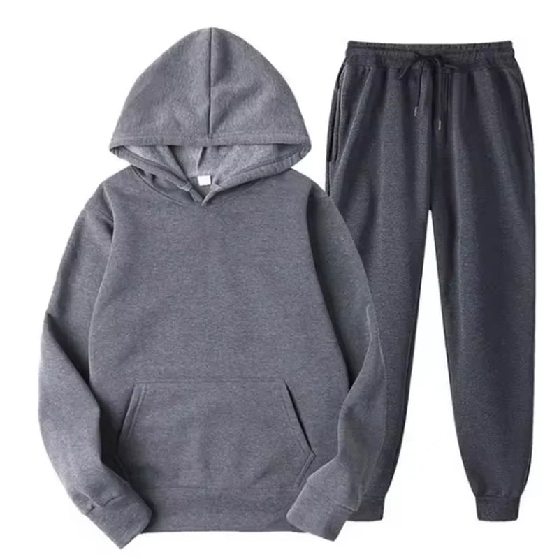 Hooded Tracksuit Set – Sweatshirt & Joggers - Inarah Trade Ltd