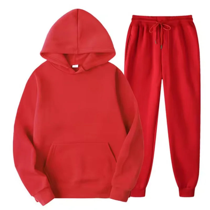 Hooded Tracksuit Set – Sweatshirt & Joggers - Inarah Trade Ltd