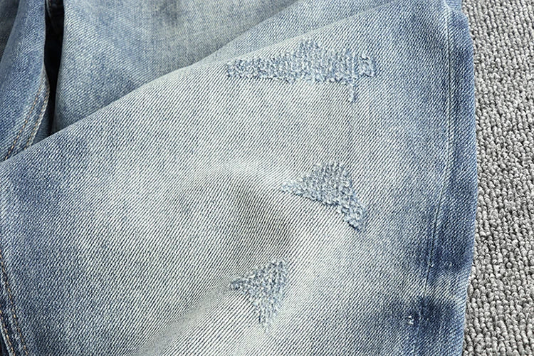 Retro American Style Men’s Washed Straight Jeans - Inarah Trade Ltd