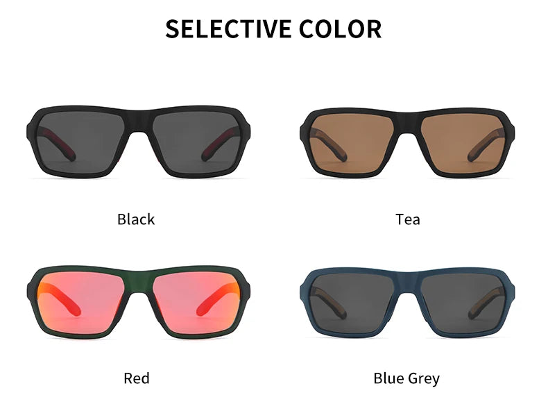 GCV Polarized Sports Sunglasses – Unisex TR90 Goggles - Inarah Trade Ltd