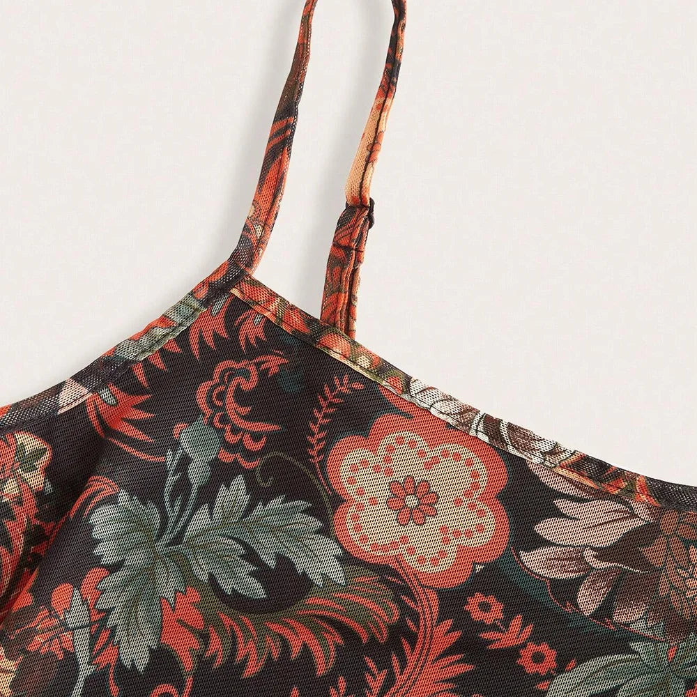 Floral Off-Shoulder Maxi Dress with Ribbon Waist - Inarah Trade Ltd