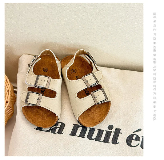 Kids' Summer Beach Sandals – Open Toe, Anti-Slip Soft Sole (Unisex) - Inarah Trade Ltd