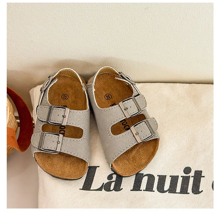 Kids' Summer Beach Sandals – Open Toe, Anti-Slip Soft Sole (Unisex) - Inarah Trade Ltd
