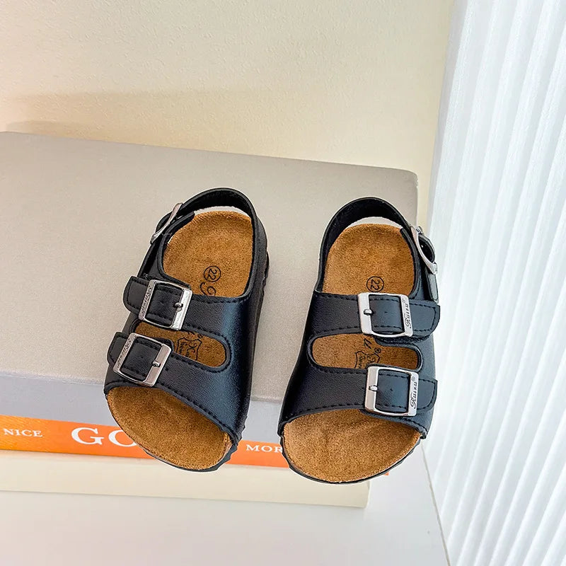 Kids' Summer Beach Sandals – Open Toe, Anti-Slip Soft Sole (Unisex) - Inarah Trade Ltd