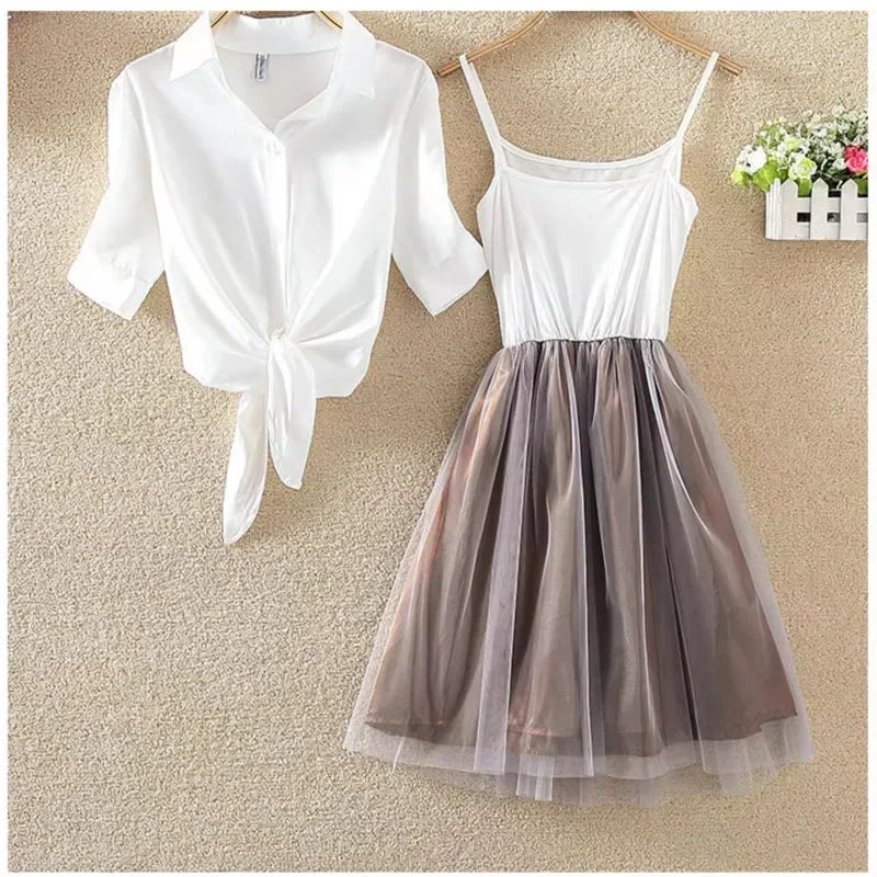 Summer Casual Women’s White Cotton Button-Up Shirt 2025 - Inarah Trade Ltd