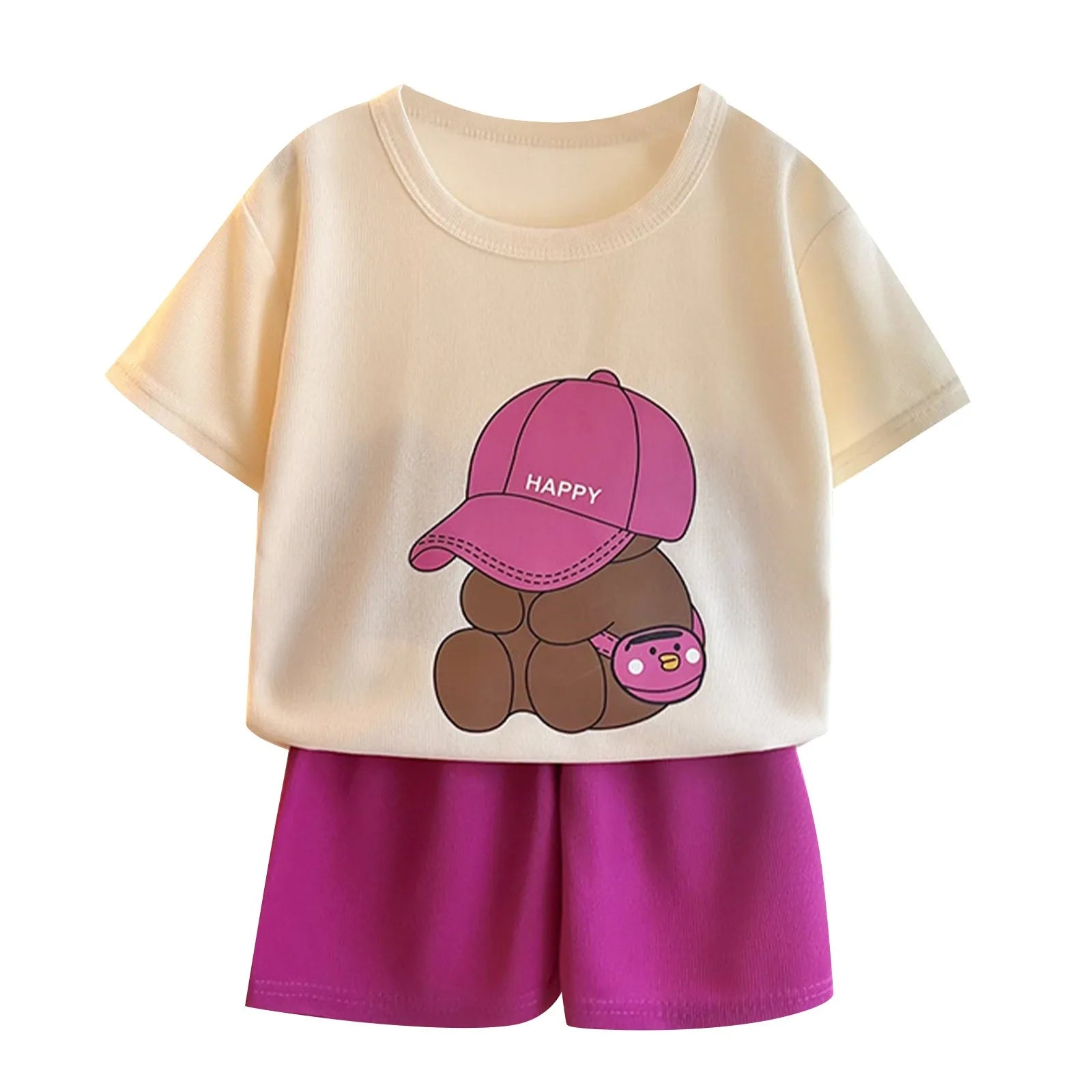 Baby Summer Outfit – Loose Fit Top & Shorts Set (2-Piece) - Inarah Trade Ltd
