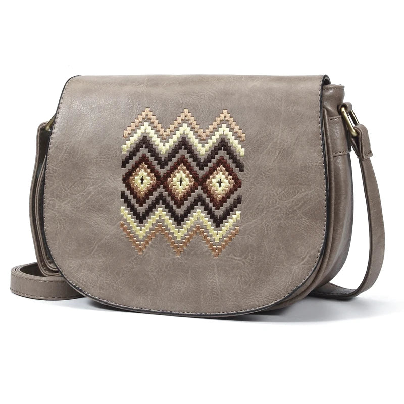 Chic Touch: Embroidered Vintage Bag - Inarah's Fashion