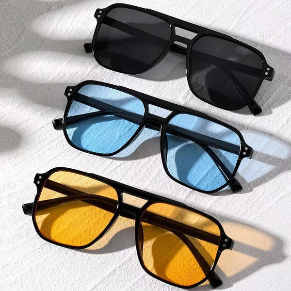 Bold Looks: Vintage Square Sunnies - Inarah's Fashion