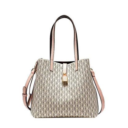 CH Leather Crossbody Tote – Large & Stylish for Daily Use - Inarah's Fashion