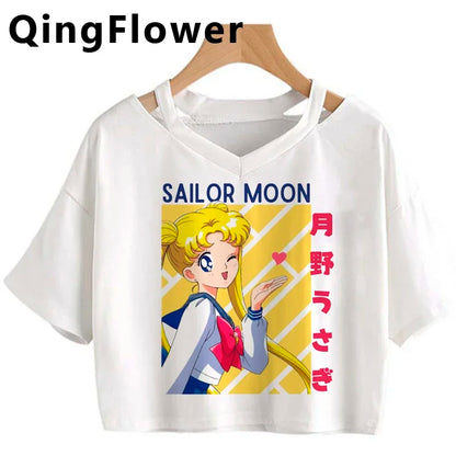 Kawaii Anime Harajuku T-Shirt – Fun & Cute Fashion - Inarah's Fashion