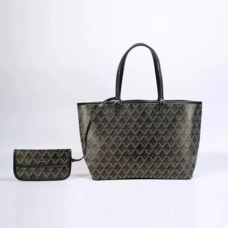Luxury Leather Tote Bag – Large Capacity Shoulder Bag - Inarah's Fashion