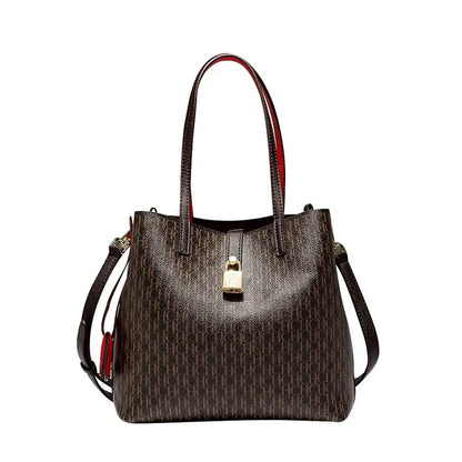 CH Leather Crossbody Tote – Large & Stylish for Daily Use - Inarah's Fashion