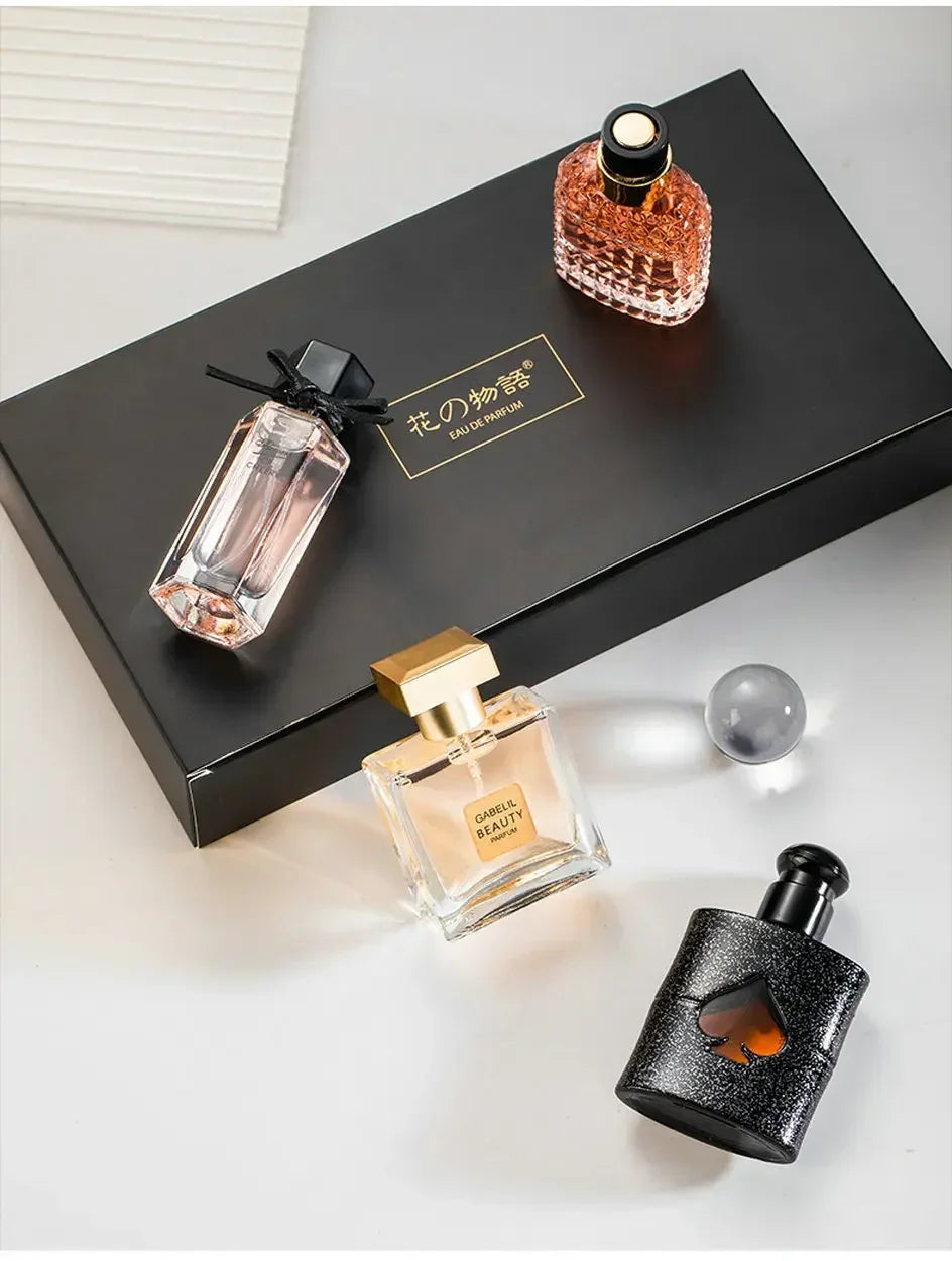 Women’s Perfume Gift Set – 4 Floral & Woody Long-Lasting Fragrances - Inarah Trade Ltd