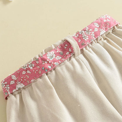 Melario Baby Girl Summer Outfit – Floral Blouse & Pants Set (2–6Y) - Inarah Trade Ltd
