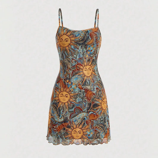 Floral Off-Shoulder Maxi Dress with Ribbon Waist - Inarah Trade Ltd