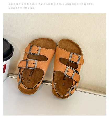 Kids' Summer Beach Sandals – Open Toe, Anti-Slip Soft Sole (Unisex) - Inarah Trade Ltd